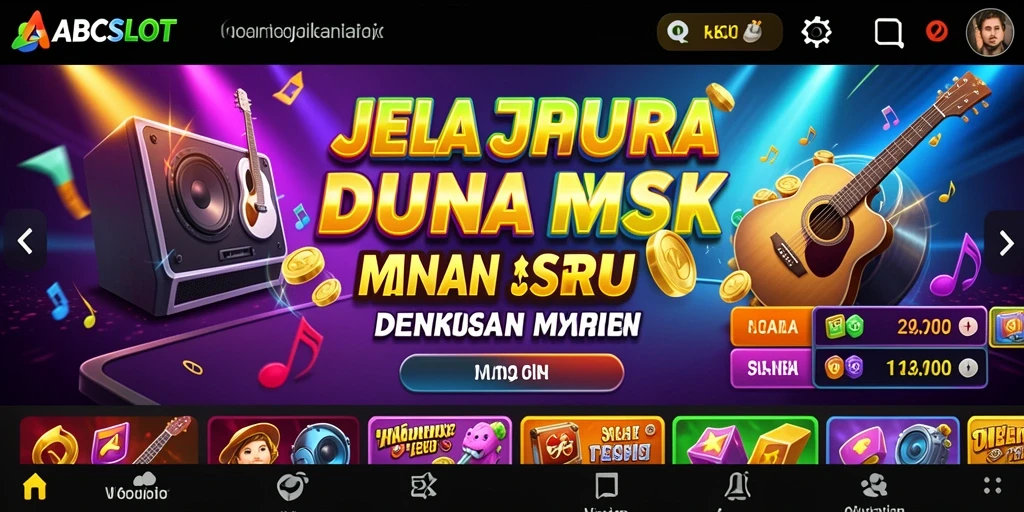 Gameplay seru dan menghibur di ABCSLOT dengan musik yang menawan.