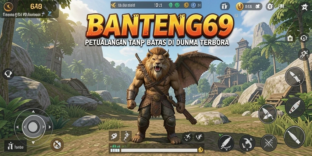 Tampilan gameplay Open World yang luas dan dinamis.