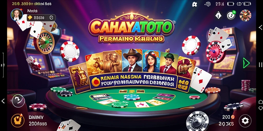 Tampilan gameplay interaktif CAHAYATOTO yang menarik.