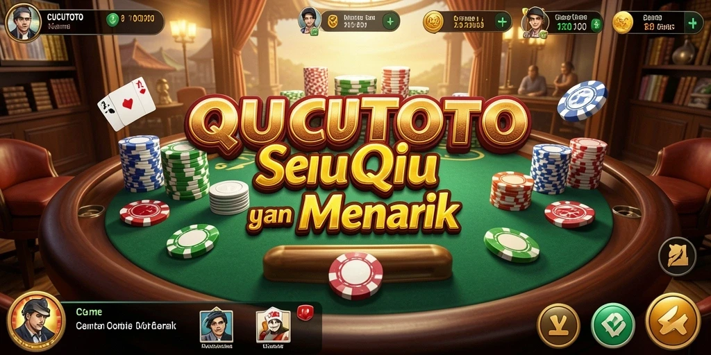 Tampilan gameplay QiuQiu yang menegangkan di CUCUTOTO.