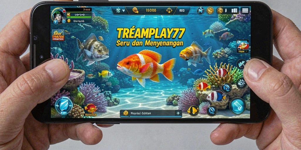 Tampilan gameplay Tembak Ikan yang seru dan interaktif.