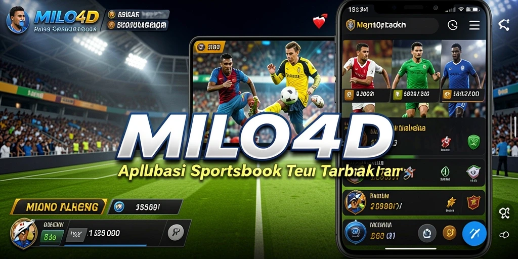 Tampilan gameplay dalam aplikasi taruhan olahraga MILO4D.