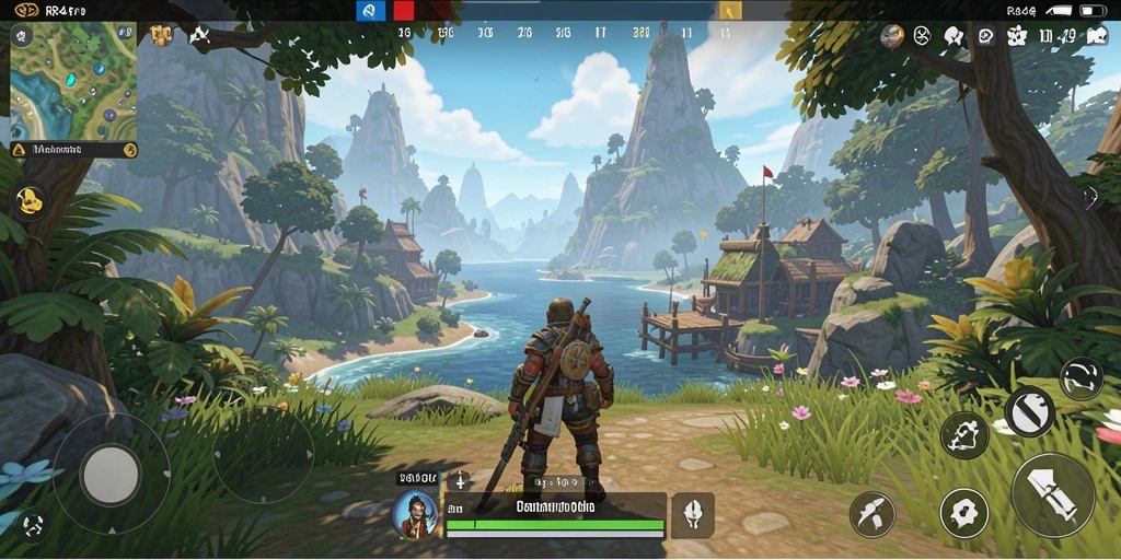 Gameplay <strong>RR44</strong> yang menawan dalam dunia terbuka yang luas.