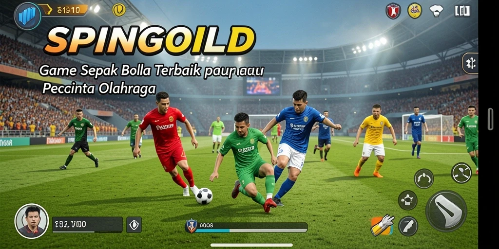 Tampilan gameplay SPINGOLD yang seru dan kompetitif.