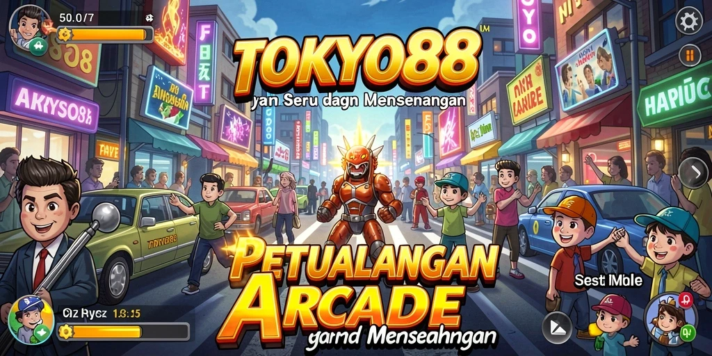 Screenshot gameplay <strong>TOKYO88</strong> yang menunjukkan aksi seru dalam petualangan Arcade.