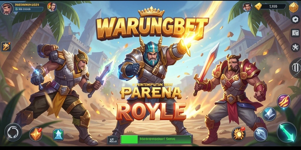 Gameplay seru dalam pertempuran Battle Royale di WARUNGBET.