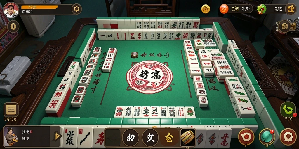 Tampilan utama Y89 memperlihatkan gameplay seru Mahjong yang mendebarkan.