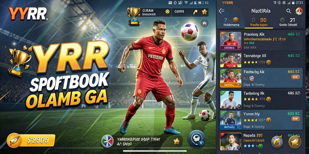Tampilan gameplay YYRR yang menarik dan interaktif dalam taruhan olahraga.